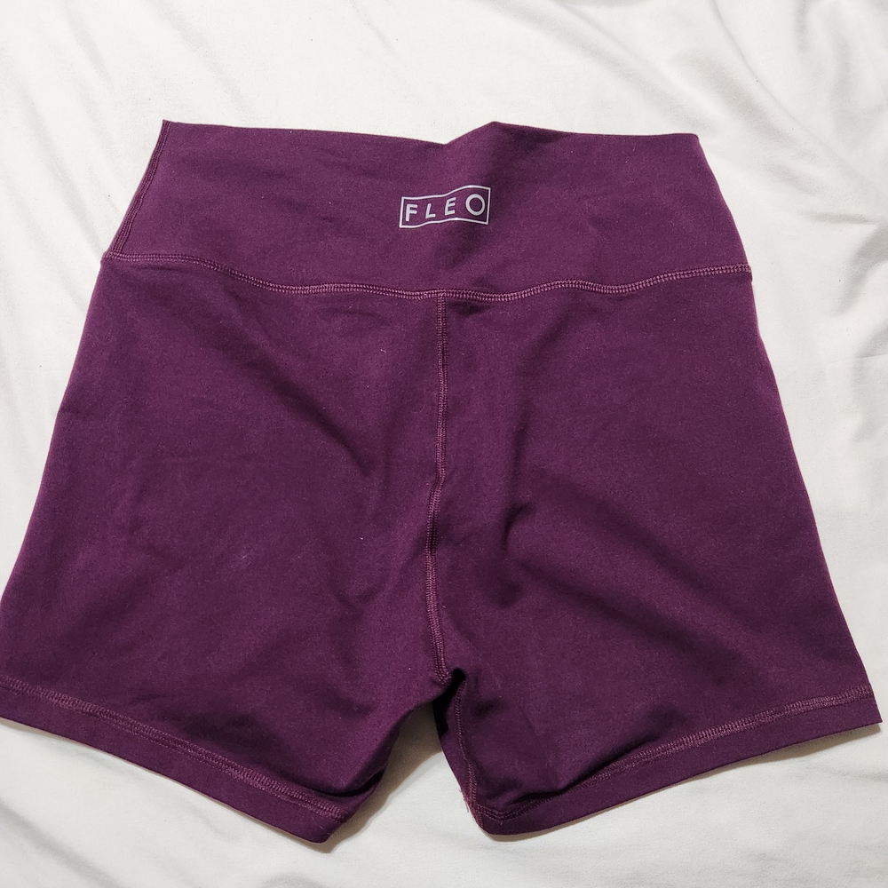 FLEO Women's Shorts- Plum 4in